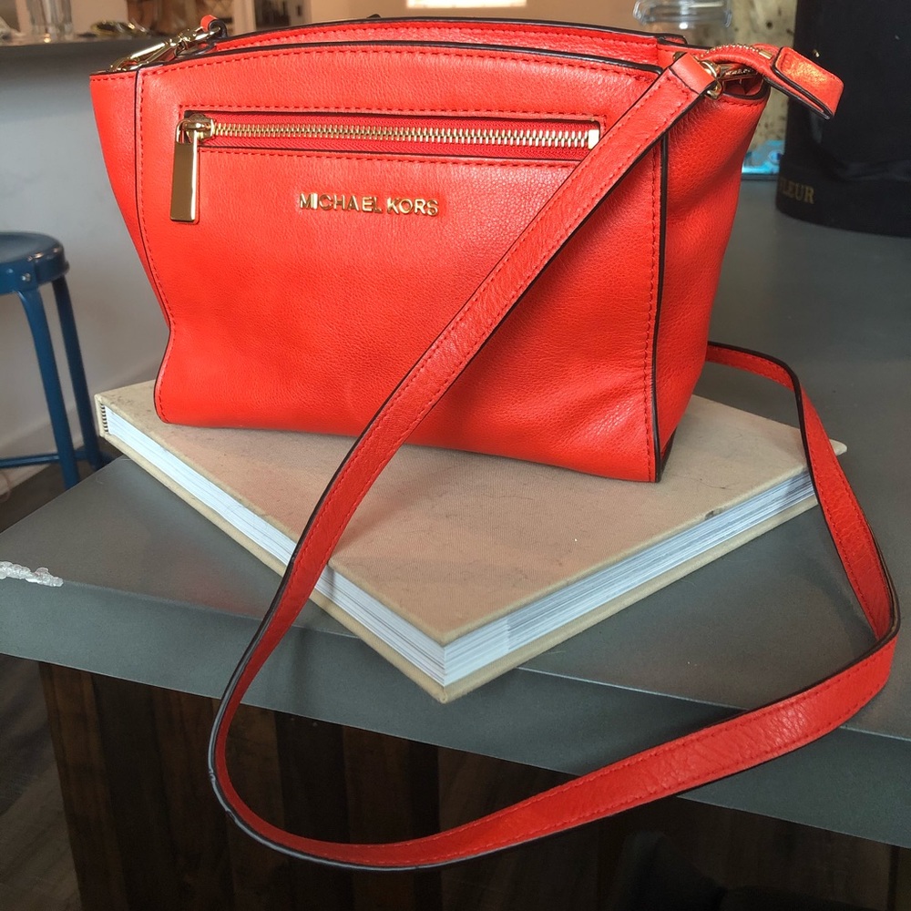 Michael Kors Tangerine Crossbody Bag